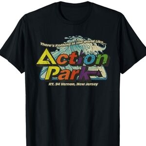 NEW Action Park Black Graphic T-Shirt 3xl